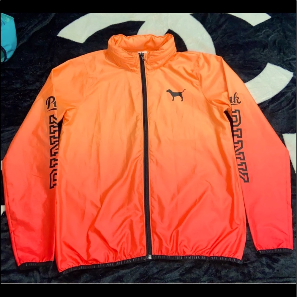 SOLD**** Vs PINK OMBRÉ WINDBREAKER